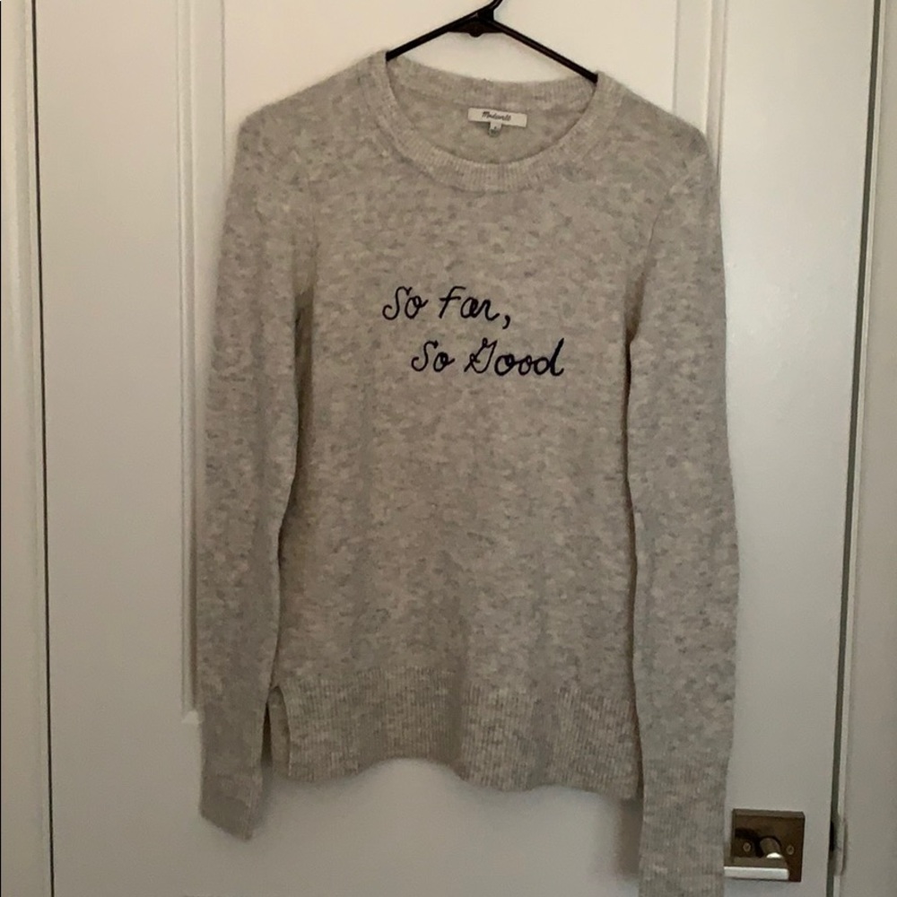 Madewell “So far So good” sweater